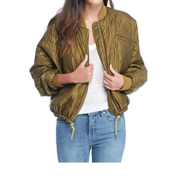 Free People Jackets & Blazers - 💋HP💋NWT Free People Bomber Jacket